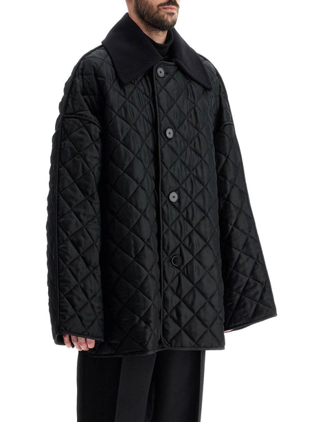 Quilted Maxi Jacket With Detachable