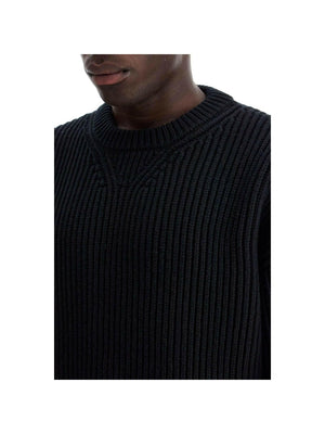 JIL SANDER-Ribbed Wool Knit Sweater-JOHN JULIA