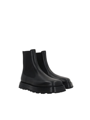 JIL SANDER-Smooth Leather Chelsea Boots-JOHN JULIA