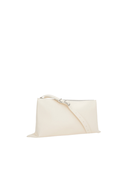 Smooth Leather Empire Medium Shoulder Bag-JIL SANDER-JOHN JULIA