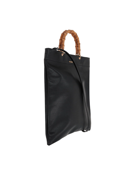 Smooth Leather Medium Tote Bag-JIL SANDER-JOHN JULIA