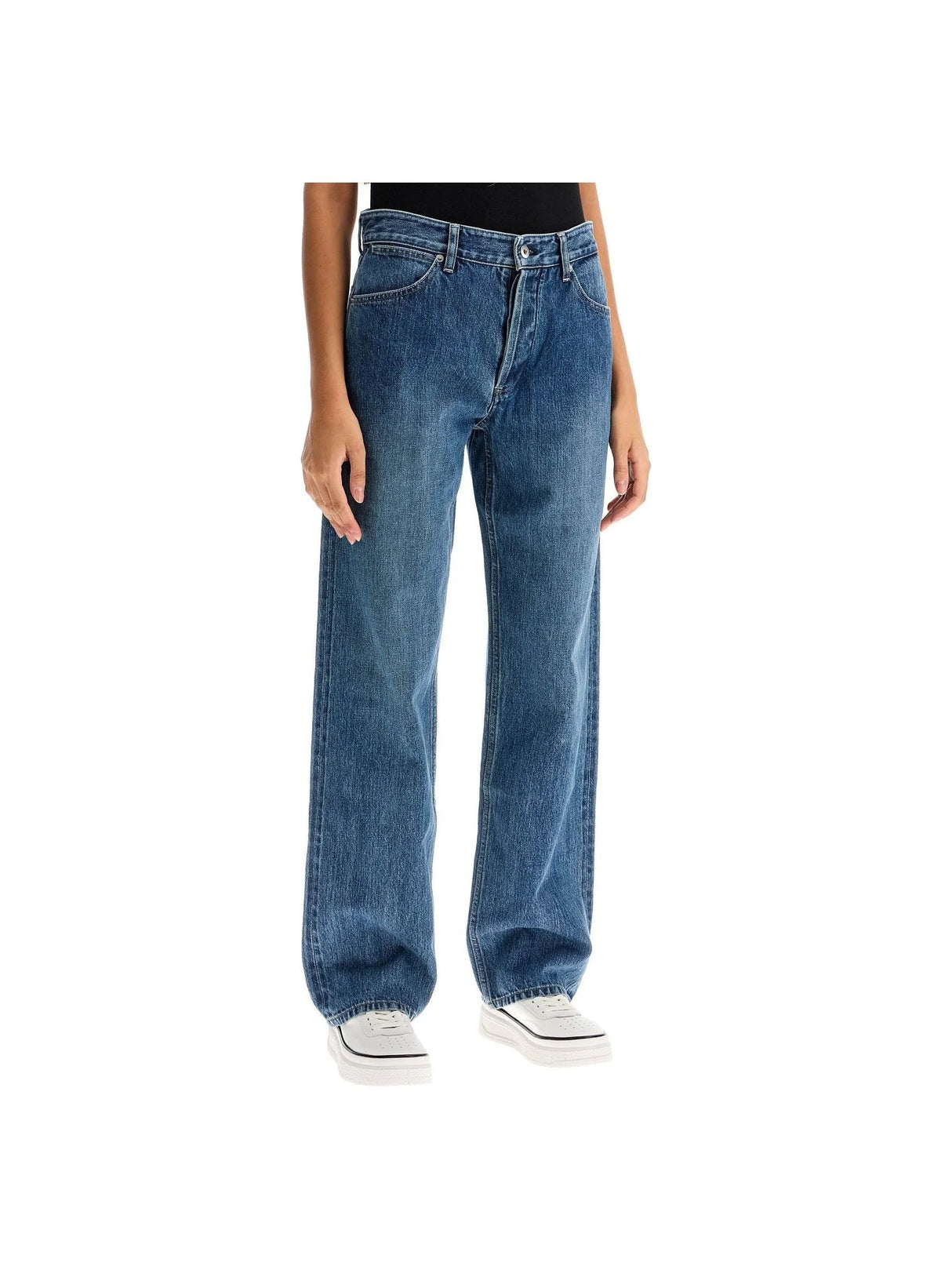 Straight Cut Vintage Wash Jeans-Jil Sander-JOHN JULIA