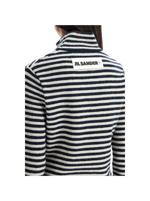 Striped Boiled Wool Sweater