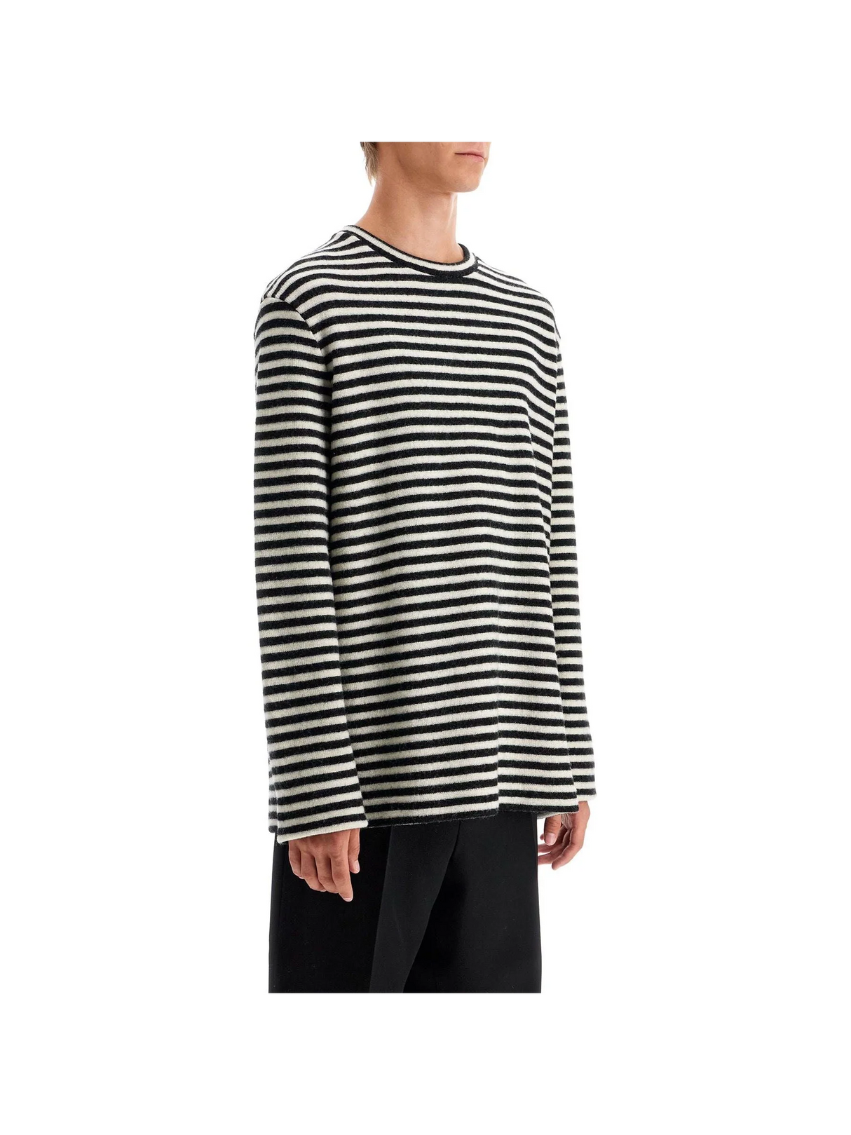 Striped Wool Sweater-Jil Sander-JOHN JULIA