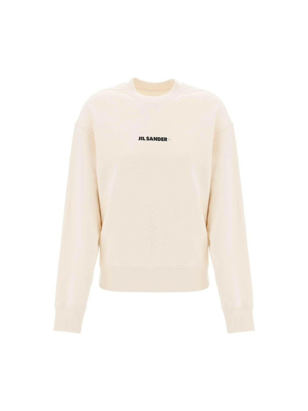 Crew Neck Sweatshirt With Logo Print JIL SANDER JOHN JULIA.