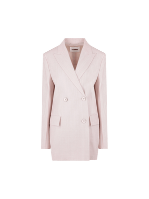 Viscose Silk Blend Tailored Jacket-JIL SANDER-JOHN JULIA