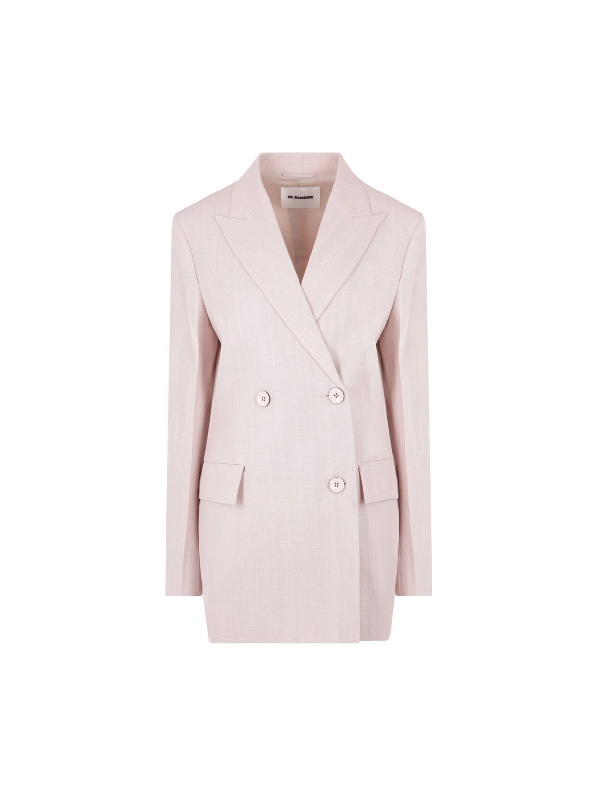 Tailored Silk Blend Jacket-Jil Sander-JOHN JULIA