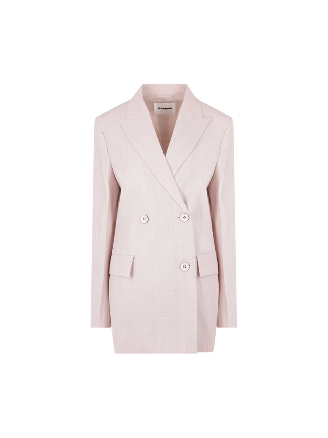 Tailored Silk Blend Jacket-Jil Sander-JOHN JULIA