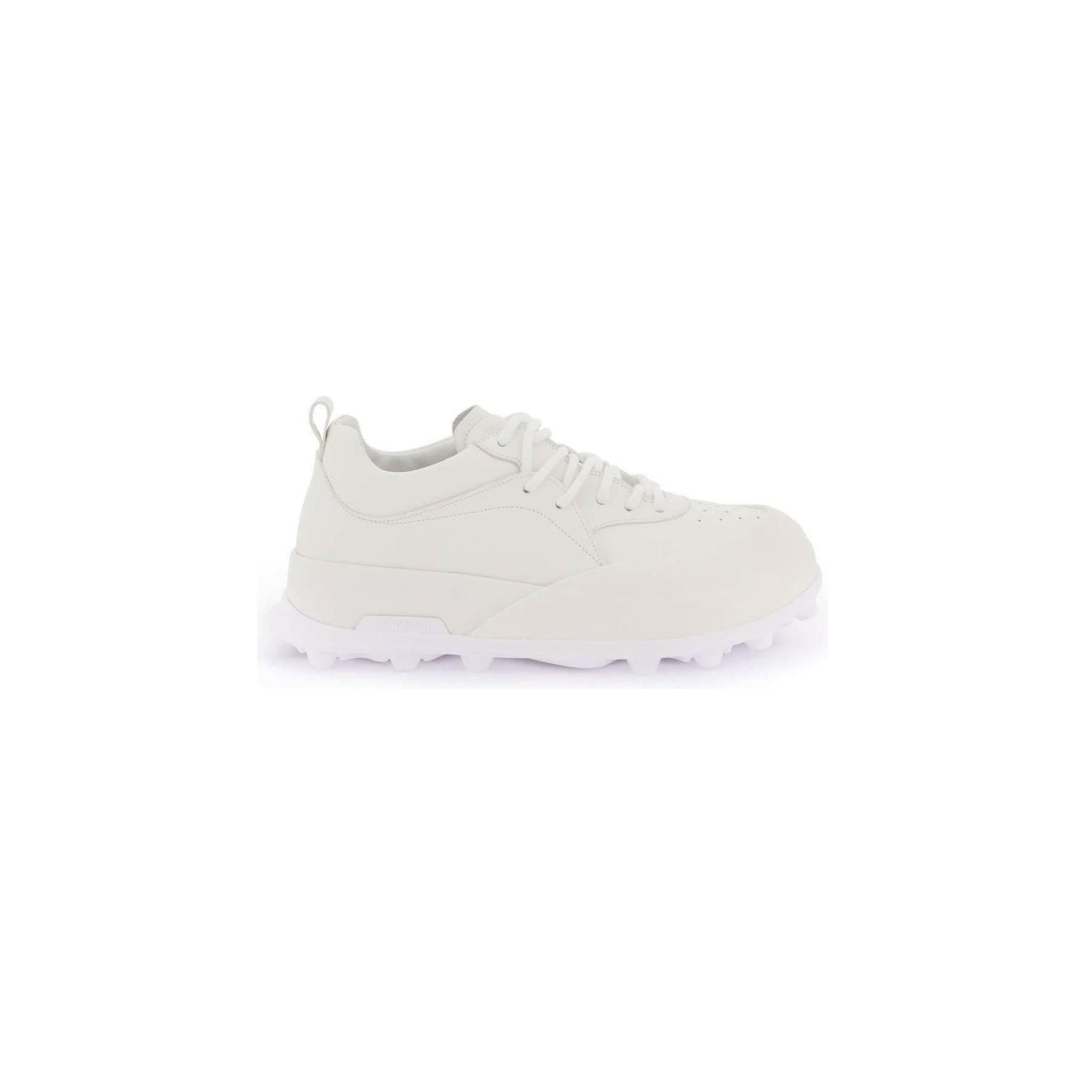 White Orb Leather Sneakers JIL SANDER JOHN JULIA.