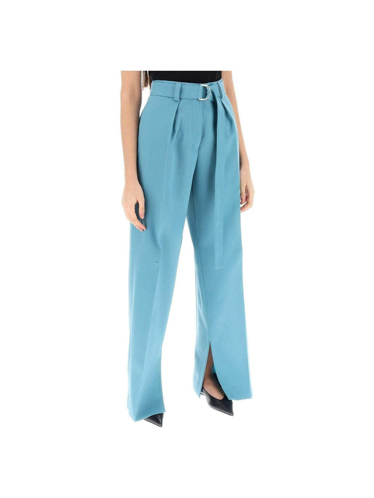 Wide-Leg Pants In Light Wool JIL SANDER JOHN JULIA.