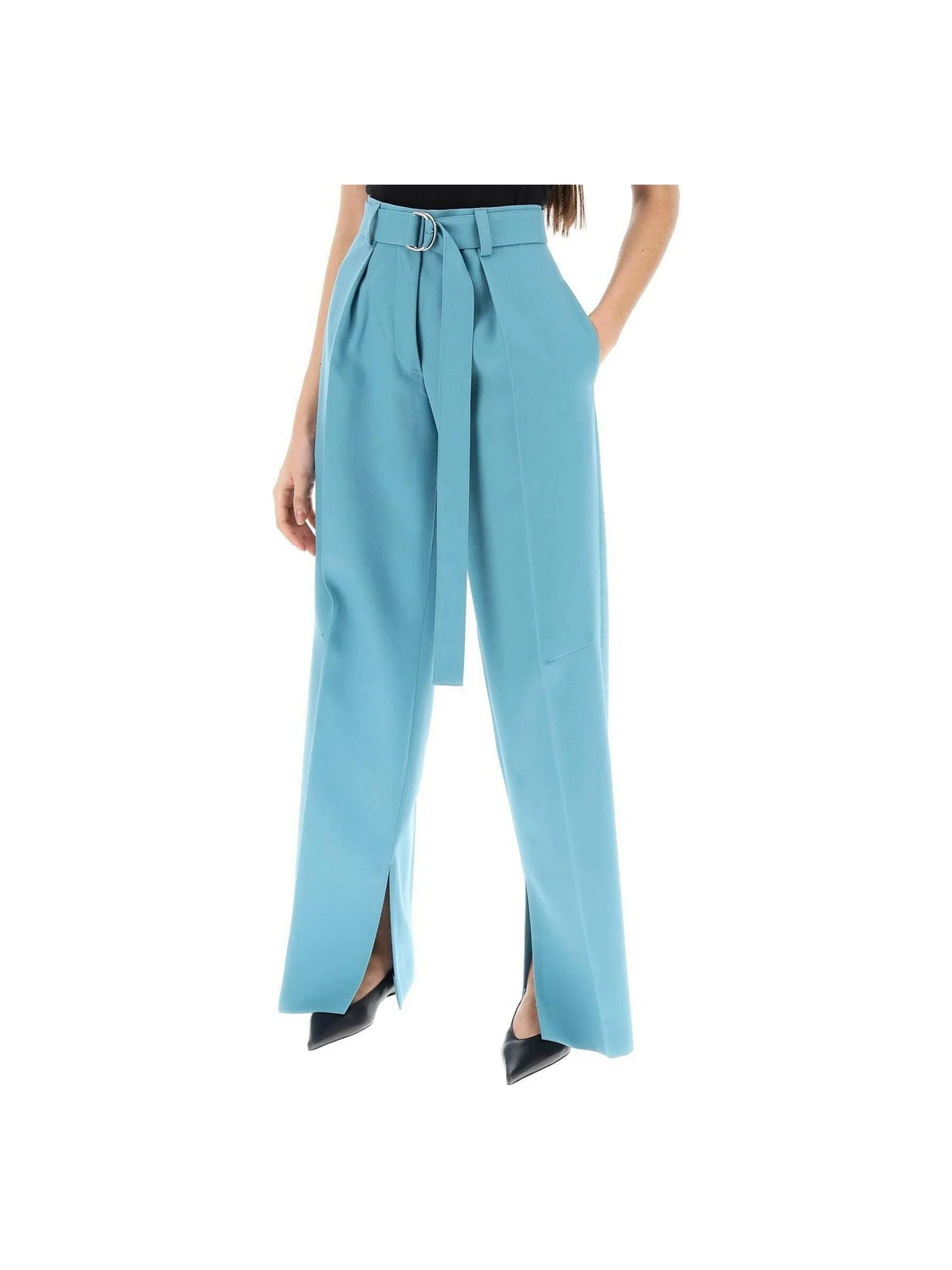 Wide-Leg Pants In Light Wool JIL SANDER JOHN JULIA.