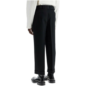 Wool Pants With Belt..