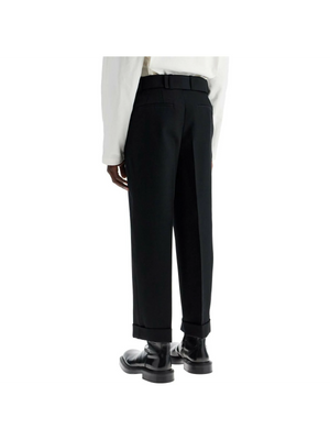 Wool Pants With Belt..