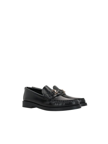 Addie Box Leather Loafers-JIMMY CHOO-JOHN JULIA