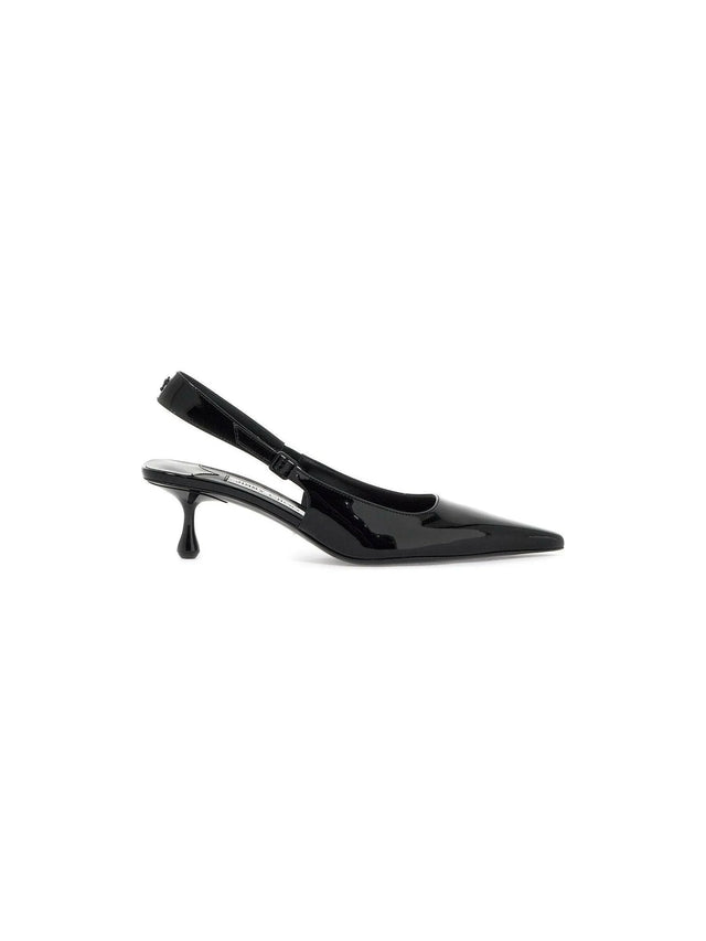 JIMMY CHOO-Amel 50 Patent Leather Slingback Pumps-JOHN JULIA