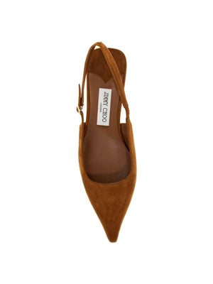 Amel 50 Suede Slingback Pumps.