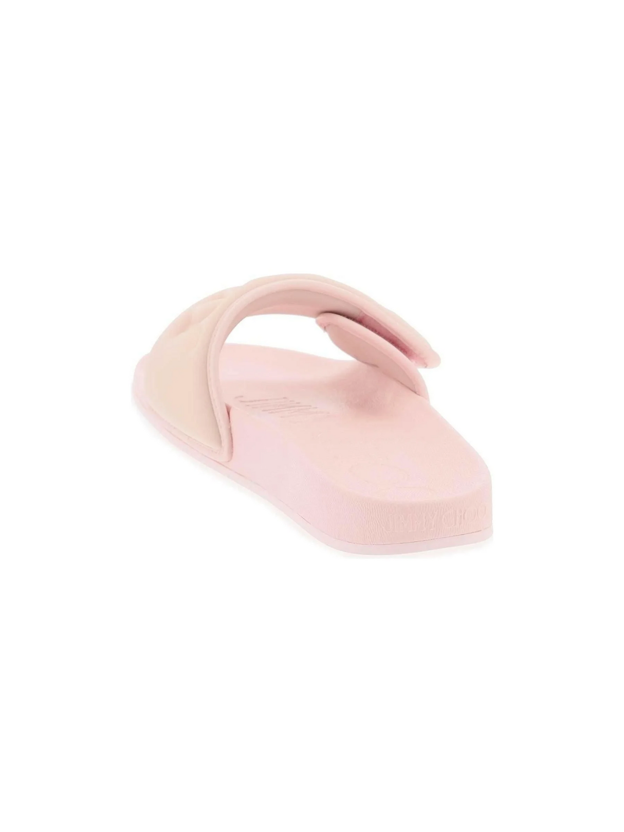 Ballet Pink Fitz Pool Slides JIMMY CHOO JOHN JULIA.