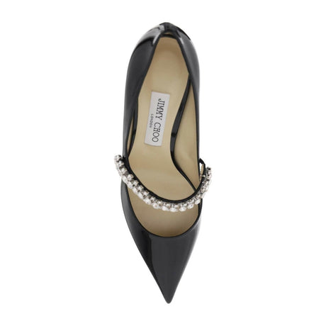 Black Crystal 'Bing 65' Patent Leather Pumps JIMMY CHOO JOHN JULIA.