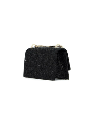 Bohemia Flap Glitter Chain Shoulder Bag.