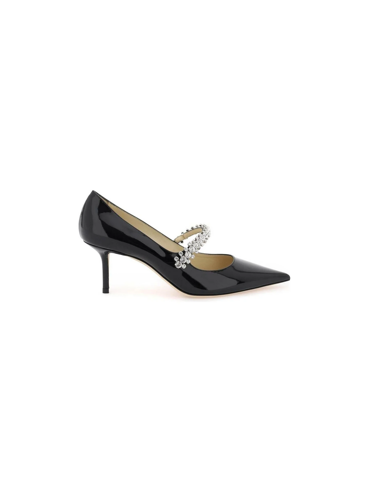 Black Crystal 'Bing 65' Patent Leather Pumps JIMMY CHOO JOHN JULIA.