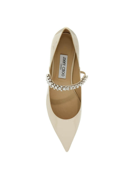 Crystal Strap Bing Pump Flats.