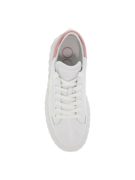 Diamond Maxi/F II Leather Sneakers.