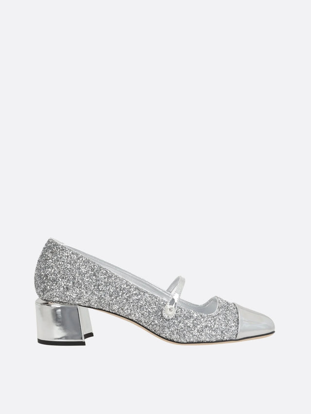 Elisa Glitter Mary-jane Pumps-JIMMY CHOO-JOHN JULIA