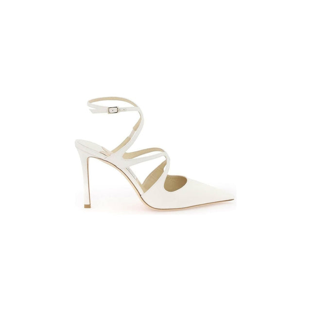 Ivory 'Azia 95' Satin Pumps JIMMY CHOO JOHN JULIA.