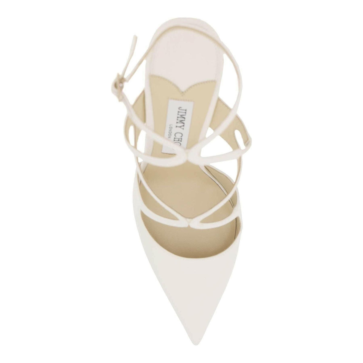 Ivory 'Azia 95' Satin Pumps JIMMY CHOO JOHN JULIA.