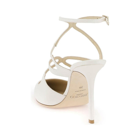 Ivory 'Azia 95' Satin Pumps JIMMY CHOO JOHN JULIA.