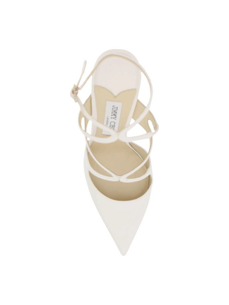 Ivory 'Azia 95' Satin Pumps JIMMY CHOO JOHN JULIA.