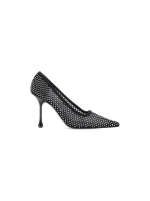 JIMMY CHOO-Ixia 95 Mesh Pumps-JOHN JULIA