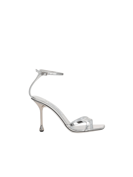 Ixia Laminated Leather Sandals-JIMMY CHOO-JOHN JULIA