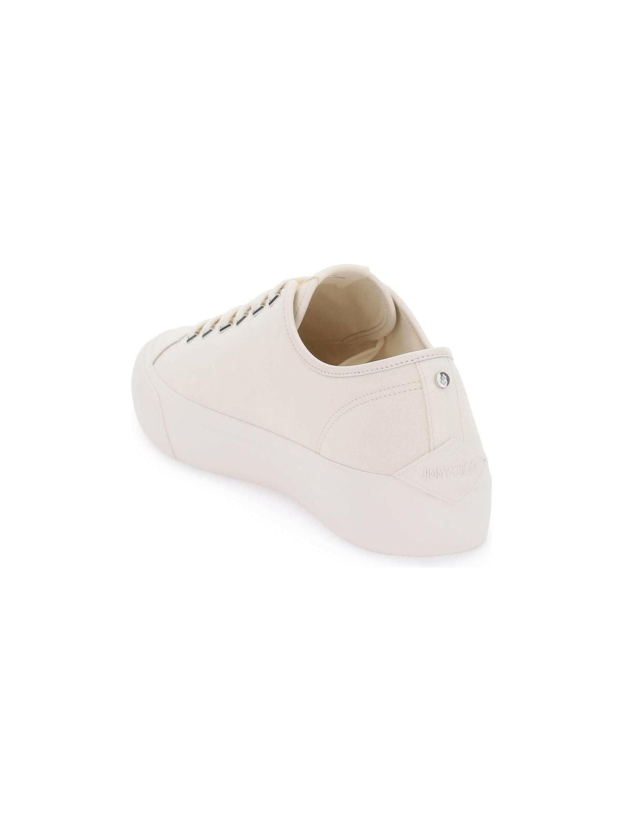 Latte Palma Canvas Low-Top Sneakers JIMMY CHOO JOHN JULIA.