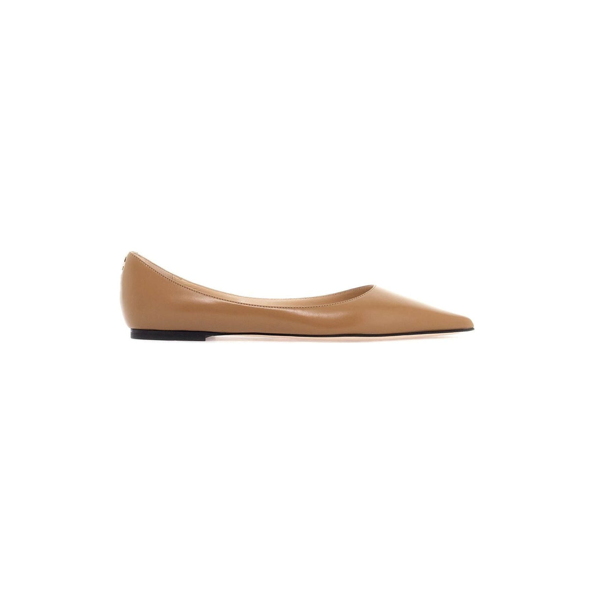 JIMMY CHOO-Leather Love Ballerina Flats -JOHN JULIA.