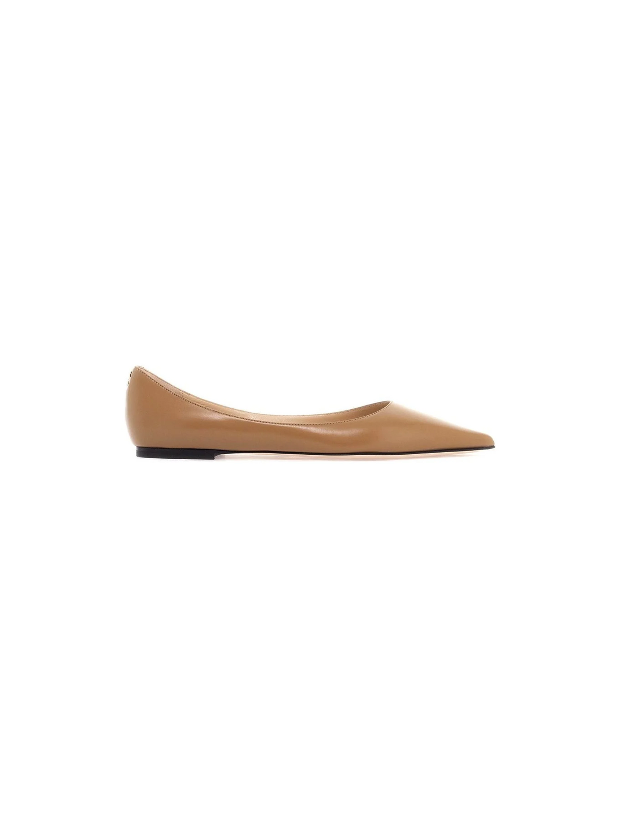 JIMMY CHOO-Leather Love Ballerina Flats -JOHN JULIA.