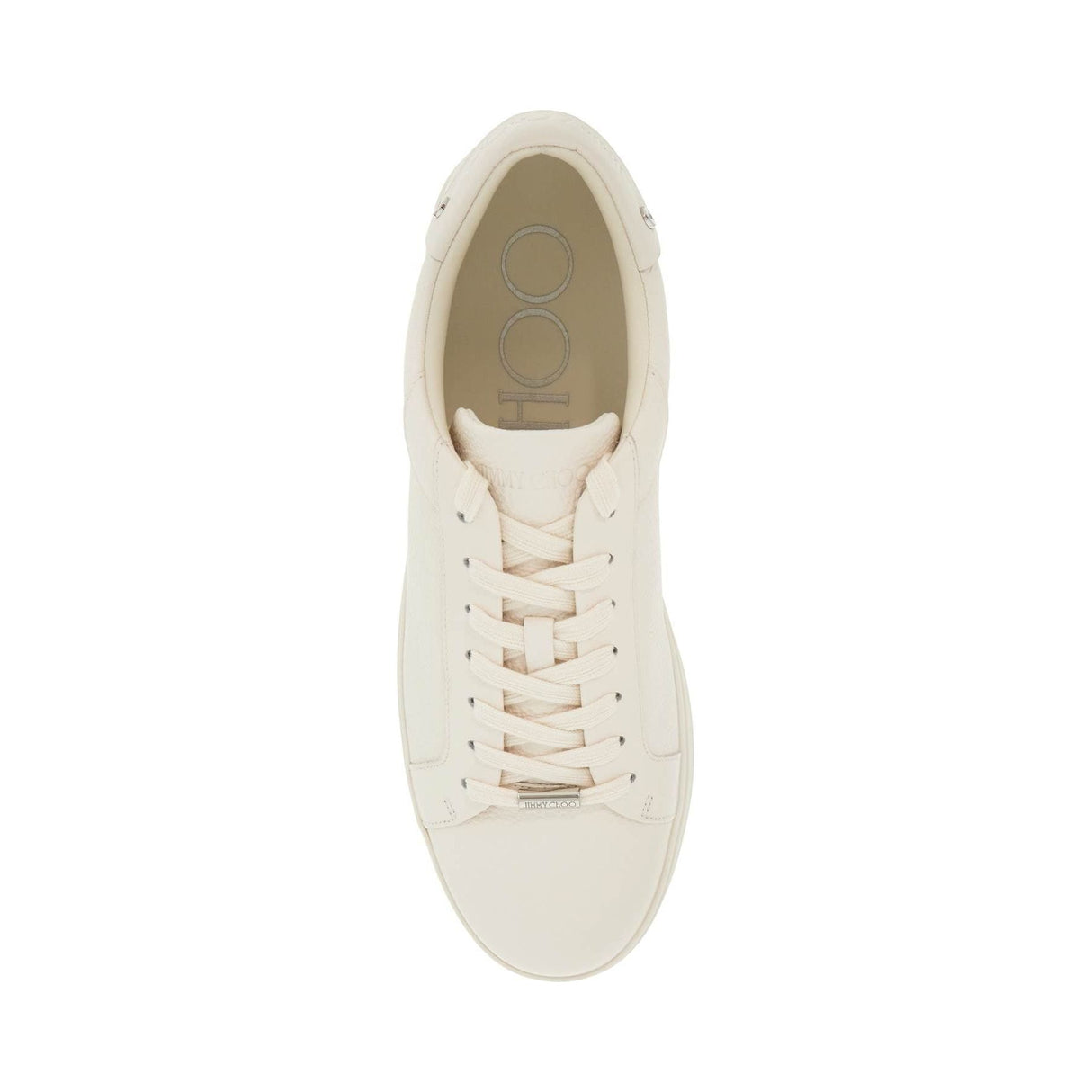 JIMMY CHOO-"Hammered Leather Rome Sneakers -JOHN JULIA.