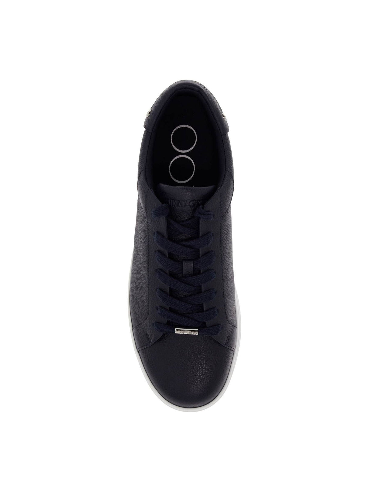 JIMMY CHOO-Leather Rome Sneakers -JOHN JULIA.