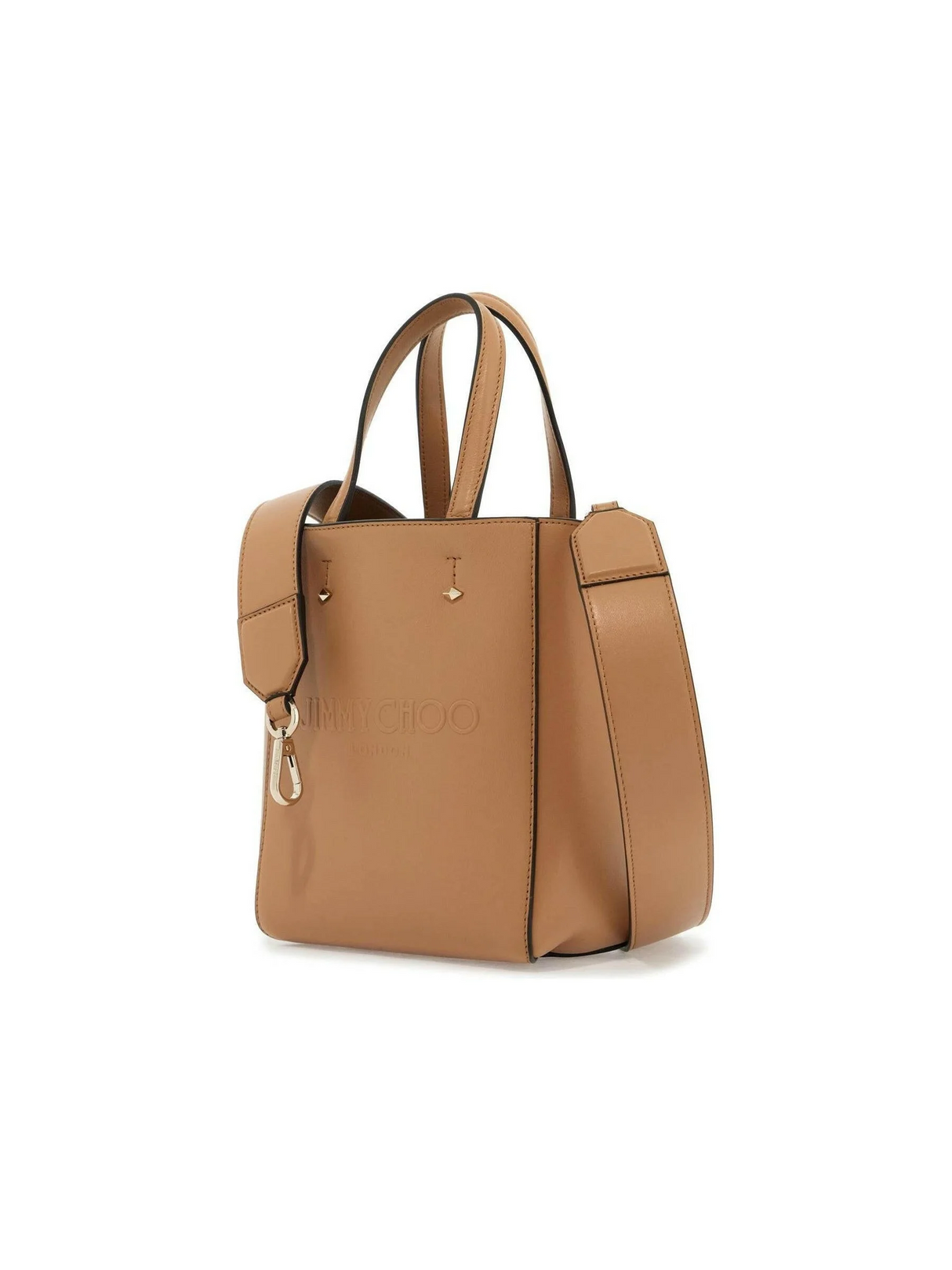 Lenny North-South S Leather Tote Bag.