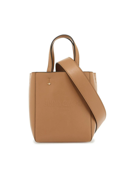 Lenny North-South S Leather Tote Bag.