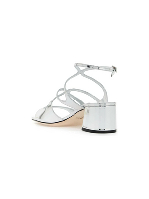 Metallic Leather Azilia 45 Sandals.