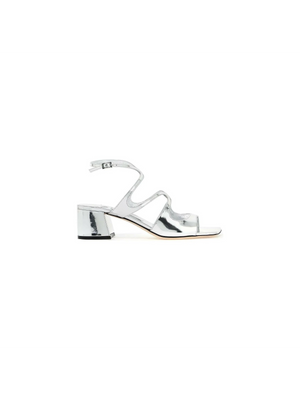 Metallic Leather Azilia 45 Sandals.