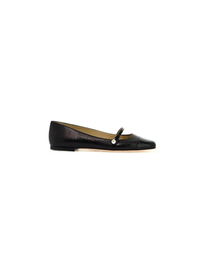 Nappa Leather Elisa Ballerina Flats.