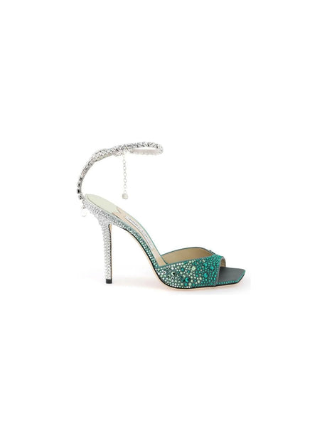 Saeda Crystal Embellished Sandals-Jimmy Choo-JOHN JULIA