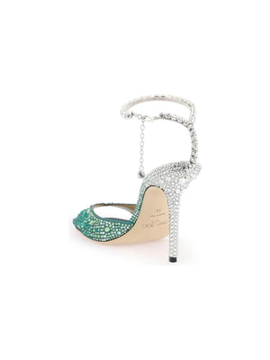 Saeda Crystal Embellished Sandals-Jimmy Choo-JOHN JULIA