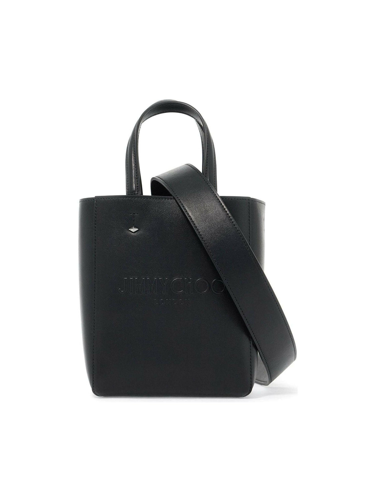 Smooth Leather Lenny North-South Tote Bag.