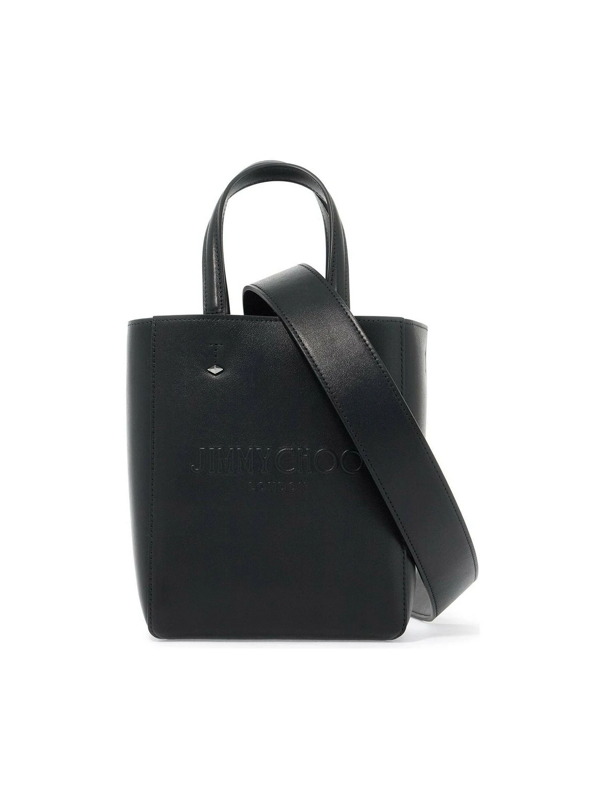 Smooth Leather Lenny North-South Tote Bag.