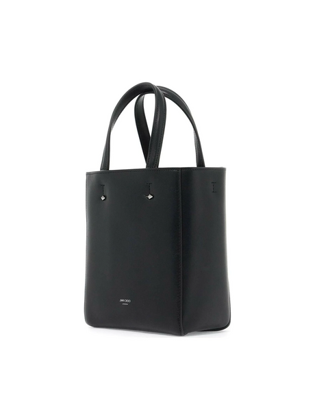 Smooth Leather Lenny North-South Tote Bag.