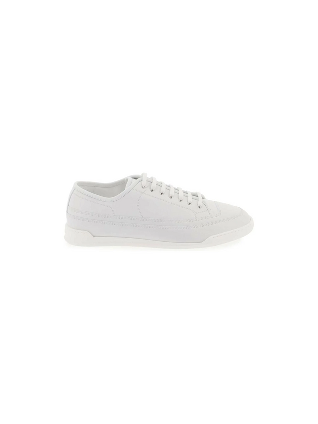 White Leather Court Sneakers JOHN LOBB JOHN JULIA.