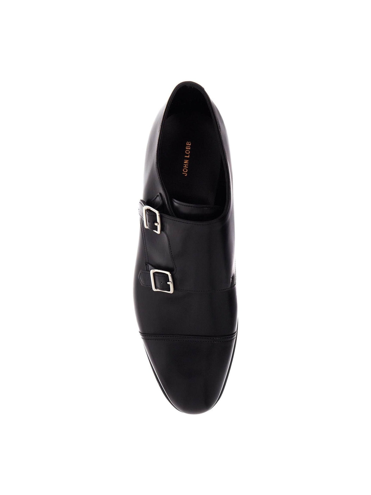 Smooth Leather William Monk Strap Loafers